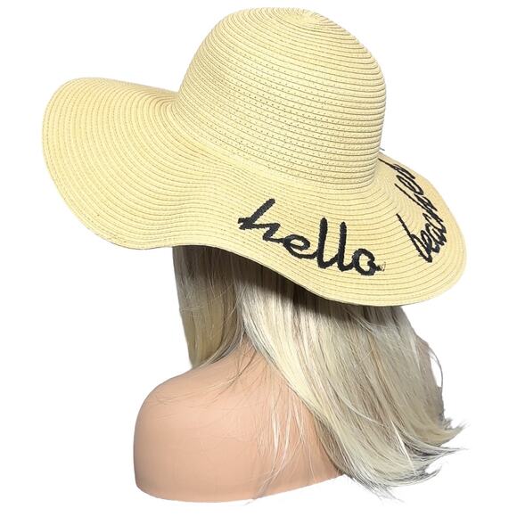 Large Brim Beach Sun Hat - Picture 5 of 11